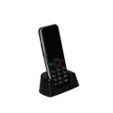 MaxCom MM730 telefon komórkowy 5,59 cm (2.2") Czarny Telefon dla seniora