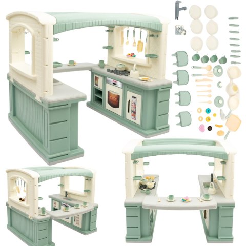 Kid's kitchen (34 items, LED-light, music)