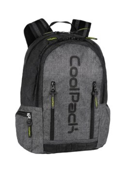 COOLPACK - IMPACT - PLECAK MŁODZIEŻOWY - BLACK GREY