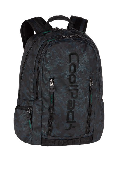 COOLPACK - IMPACT - PLECAK MŁODZIEŻOWY - CAMO GREEN DARK