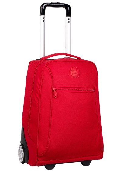 COOLPACK - COMPACT - PLECAK MŁODZIEŻOWY NA KÓŁKACH - RPET RED