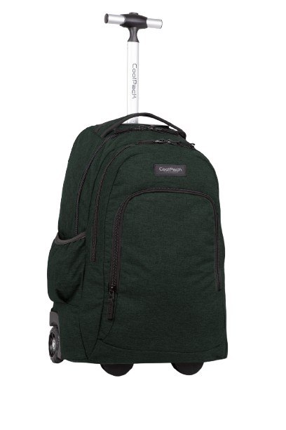 COOLPACK - SUMMIT - PLECAK MŁODZIEŻOWY NA KÓŁKACH - SNOW TECHNIC GREEN