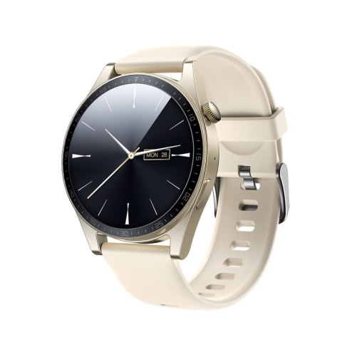 Smartwatch Classic Series z funkcją odbierania połączeń ekran 1.32'' IP68 - złoty