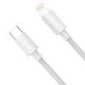 2x Kabel przewód Simple Wisdom iPhone Lightning - USB-C 20W 1.5 m - biały