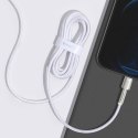 Kabel przewód Cafule Series Metal Data USB-C - iPhone Lightning 20W PD 1m - biały