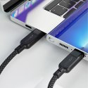 2w1 Kabel przewód podwójny USB-C - 2x USB-C 100W 480Mb/s - czarny