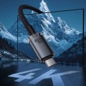 Kabel przewód Crystal Shine USB-C - USB-C USB3.2 100W 20Gbps 1.5m - czarny