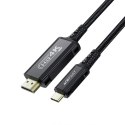 Kabel przewód audio-video USB-C - HDMI 4K 60Hz HDR 1.8m - czarny