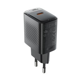 Ładowarka sieciowa A104 GaN USB-C PD SFC 25W - czarna