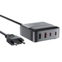 Ładowarka sieciowa stacja zasilania biurkowa Z6 GaN 2x USB-A 2x USB-C PD 65W - czarna