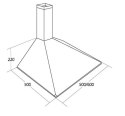 Okap kominowy AKPO WK-5 SOFT 50 BIAŁY (500mm; kolor biały)