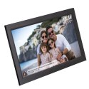 Ramka cyfrowa 15.6'' 16GB microSD WiFi Frameo PFF-1503B - czarna