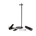 Lampka biurkowa V-TAC VT-7413 4w1 kinkiet, klips, latarka 3W LED 37cm 4000K 300lm (SKU 23042) Czarny