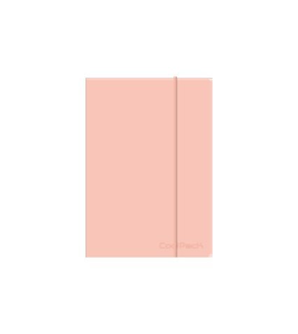 COOLPACK - BRULION A5 Z GUMKĄ - PASTEL / POWDER PEACH