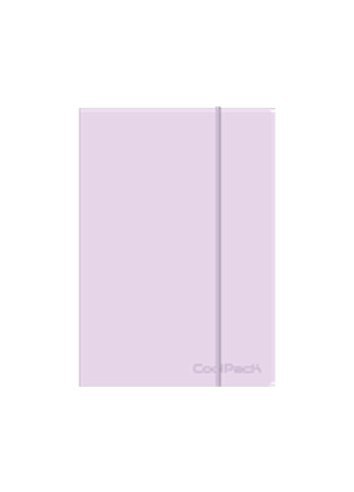 COOLPACK - BRULION A5 Z GUMKĄ - PASTEL / POWDER PURPLE