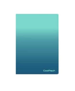 COOLPACK - GRADIENT - TECZKA CLEAR BOOK 20 KOSZULEK - BLUE LAGOON