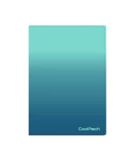 COOLPACK - GRADIENT - TECZKA CLEAR BOOK 20 KOSZULEK - BLUE LAGOON