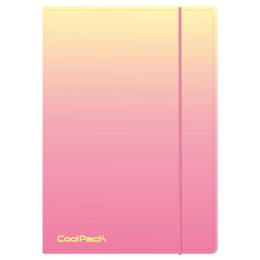 COOLPACK - GRADIENT - TECZKA NA GUMKĘ A4 - PEACH