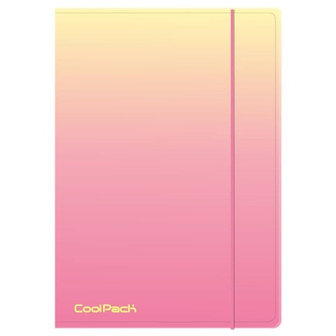 COOLPACK - GRADIENT - TECZKA NA GUMKĘ A4 - PEACH