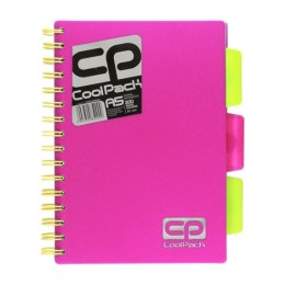 COOLPACK - NEON - KOŁOZESZYT PP - A5 RÓŻOWY / new