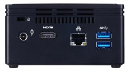 IGABYTE GB-BACE-3160 komputer typu barebone Wielkość PC 0.5L Czarny J3160 1,6 GHz Mini J3160 HD 400 DOS 2Y