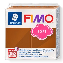 Kostka FIMO soft 57g brązowy masa termoutwardzalna Staedtler