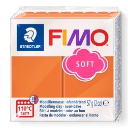 Kostka FIMO soft 57g koniakowy masa termoutwardzalna Staedtler