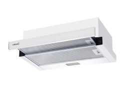 CATA TFB-5160 WH Hood, Energy efficiency class C, Width 59.5 cm, Max 297 m3/h, Mechanical control, LED, White CATA