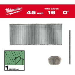 MILWAUKEE SZTYFTY 16G/45mm/0° DO M18 FN16GS /2500szt.