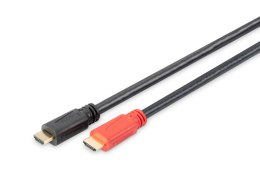 ASSMANN KABEL POŁ. ZE WZAMAC. HDMI HIGHSPEED 1.4 ETH. TYP HDMI A/HDMI A M/M CZARNY 10M AK-330118-100-S