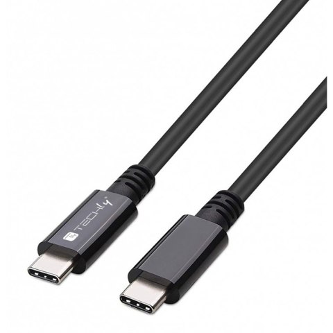 Techly ICOC MUSB40-CMCM08 kabel USB USB4 Gen 3x2 0,8 m USB C Czarny