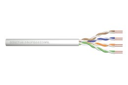 Digitus Kabel instalacyjny kat.5e, U/UTP, Eca, AWG 24/1, PVC, 100m, szary, karton