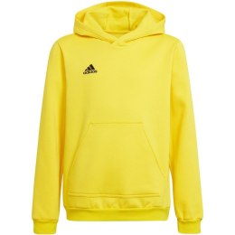 Bluza dla dzieci adidas Entrada 22 Hoody żółta HI2142 116cm