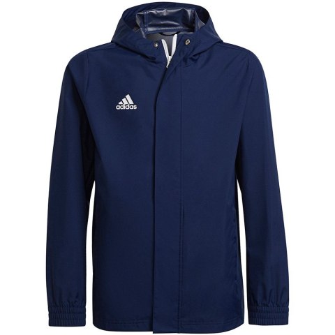 Kurtka dla dzieci adidas Entrada 22 All Weather granatowa H57511 164cm