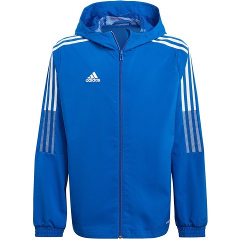 Kurtka dla dzieci adidas Tiro 21 Windbreaker Youth niebieska GP4978 128cm