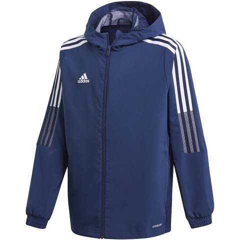 Kurtka dla dzieci adidas Tiro 21 Windbreaker granatowa GP4974 116cm