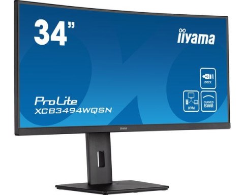 Iiyama ProLite XCB3494WQSN-B5 LED display 86,4 cm (34") 3440 x 1440 px UltraWide Quad HD Czarny