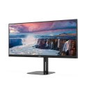 AOC V5 U34V5C/BK monitor komputerowy 86,4 cm (34") 3440 x 1440 px UltraWide Quad HD LCD Czarny