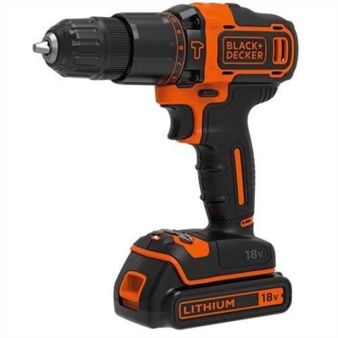 Black & Decker BDCHD18-QW wiertło 1400 RPM Czarny, Pomarańczowy