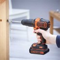 Black & Decker BDCHD18-QW wiertło 1400 RPM Czarny, Pomarańczowy