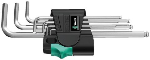 Wera 950/9 Hex-Plus 1 Zestaw kluczy imbusowych w kształcie litery L Metryczny 9 szt.