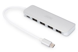 Digitus 4-portowy hub USB Type-C™ (USB 3.0) + PD