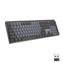 Logitech MX Mechanical klawiatura Biuro RF Wireless + Bluetooth QWERTZ Niemiecki Grafitowy, Szary