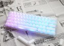 Ducky One 3 Aura White Mini klawiatura Gaming USB QWERTY Amerykański międzynarodowy Biały