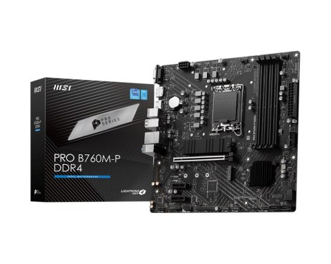 MSI PRO B760M-P DDR4 płyta główna Intel B760 LGA 1700 micro ATX