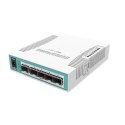 Mikrotik CRS106-1C-5S łącza sieciowe Gigabit Ethernet (10/100/1000) Obsługa PoE Biały