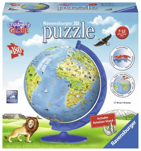 Ravensburger Children's Globe Puzzle 3D 180 szt. Glob