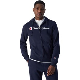 Bluza męska Champion Full Zip Hoodie granatowa 220255 BS501 M