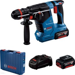 BOSCH MŁOT UDAROWY OBROTOWY AKUMULATOROWY SDS+ GBH 187-LI 2*5.0AH