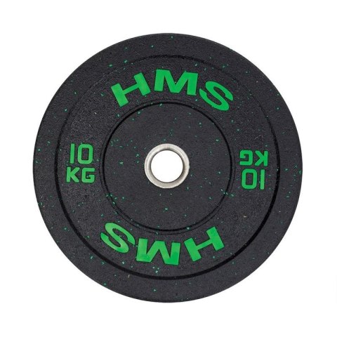 Talerz olimpijski Bumper 10 kg Zielony HMS HTBR10